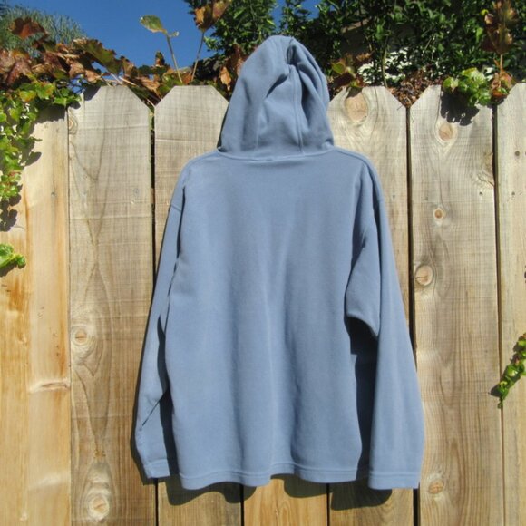 Patagonia Micro D-Luxe Blue Rincon Hoodie Fleece Pullover Shirt Size Large 26220 - Picture 3 of 5